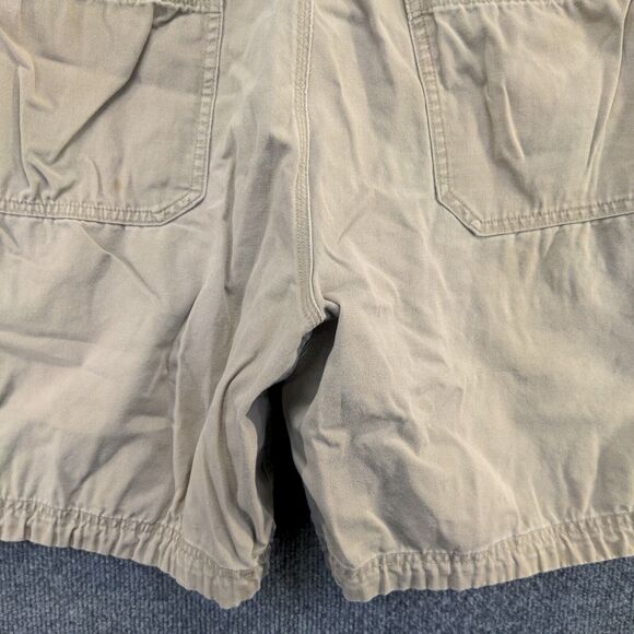 Duluth Trading co Men's Chino Shorts Tan Size 38 Cotton Blend Slash Pockets - Picture 4 of 12
